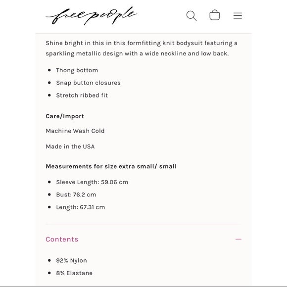 #HP💥🥳 FreePeople Sprinkled In Gold Bodysuit ⚡️ - Picture 6 of 6